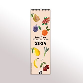 Design Familienkalender 2024 "Fresh Fruits"