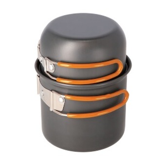 NC1704 KEMPINGOVÁ SADA 2 HRNCŮ S PŘÍBOREM NILS CAMP