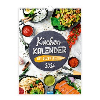 Trötsch Classickalender Küchenkalender 2024 - mit Rezepten