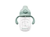 Hrnek se silikonovým pítkem 300ml 6m+ Bear with me Mint