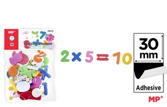 Naklejki z pianki EVA numerki duże