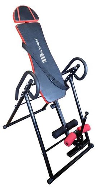Posilovací lavice Acra KH777 Inverzní lavice / autotrakční lehátko