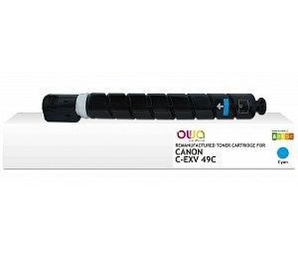 OWA Armor toner pro CANON  iR ADVANCE C33xx, 19000 stran, C-EXV49 C, modrý/cyan
