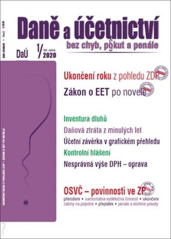Daně a účetnictví bez chyb, pokut a penále