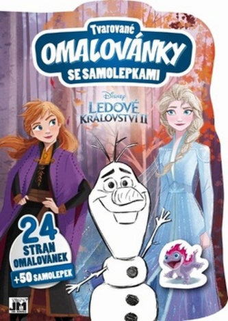 Tvarované omaľovánky Ľadové kráľovstvo 2