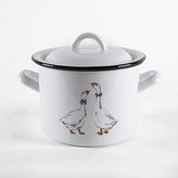 hrnec+PO d21cm, 6,0l HUSY, bílý smalt