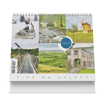 Tipy na výlety 2024 - stolní kalendář