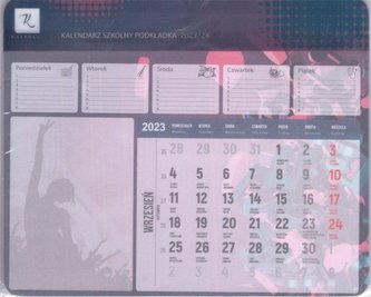 Kalendarz szkolny 2023/2024 - podkładka