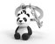 MTM Klíčenka - Panda s bambusem