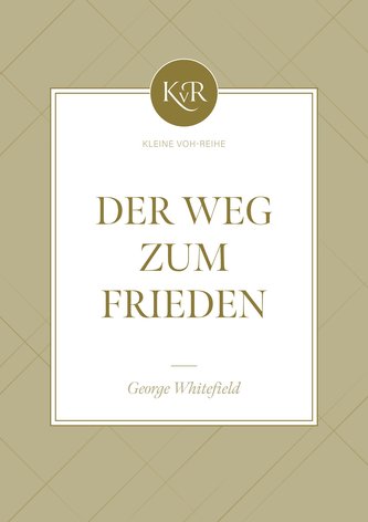 Der Weg zum Frieden