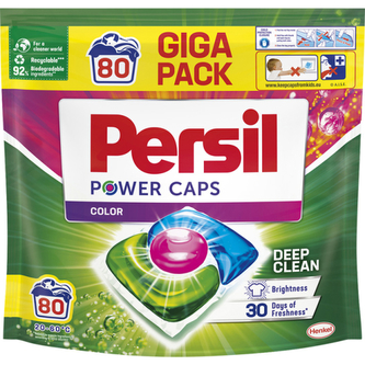 Persil Power Caps Deep Clean Color kapsle na praní, 80 praní 80 ks