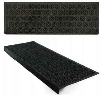 Nášlap na schody GUMMI černá 24x73 cm MultiDecor