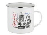 HRNEK SMALTOVANÝ 12CM 1,25ML BONJOUR CN