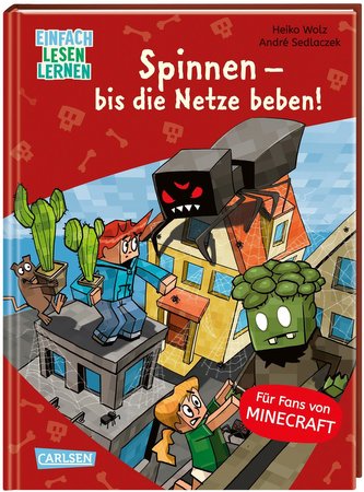 Lesenlernen mit Spaß - Minecraft 8: Spinnen - bis die Netze beben!