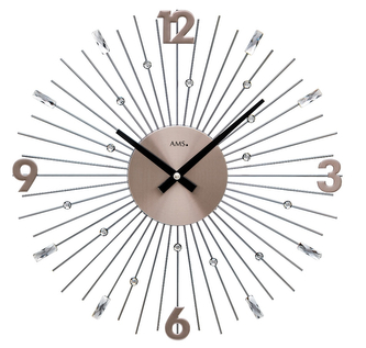 Designové nástěnné hodiny 9654 AMS 39cm