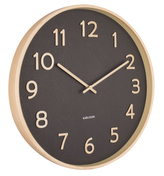 Designové nástěnné hodiny 5852BK Karlsson 40cm