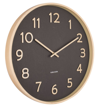 Designové nástěnné hodiny 5852BK Karlsson 40cm