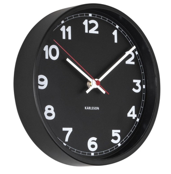 Designové nástěnné hodiny 5846BK Karlsson 22cm