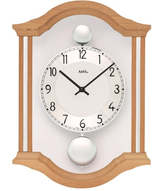 Kyvadlové nástěnné hodiny 7447/18 AMS 34cm