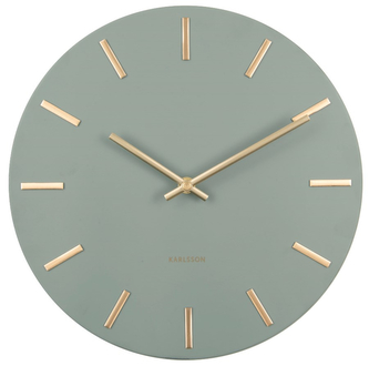 Designové nástěnné hodiny 5821DG jungle green Karlsson 30cm