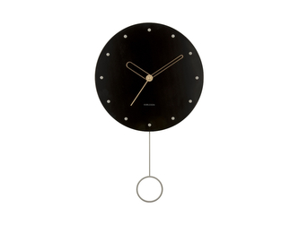Designové nástěnné hodiny 5893BK Karlsson 50cm
