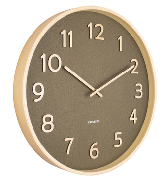 Designové nástěnné hodiny 5852MG Karlsson 40cm