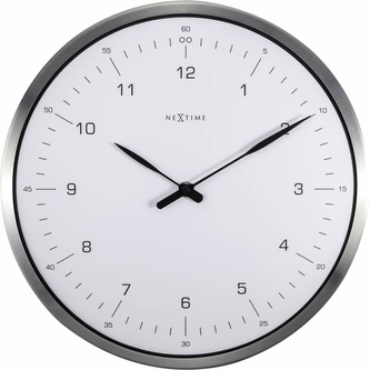 Designové nástěnné hodiny 3243wi Nextime 60 minutes 33cm