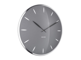 Designové nástěnné hodiny 5761GY Karlsson 40cm