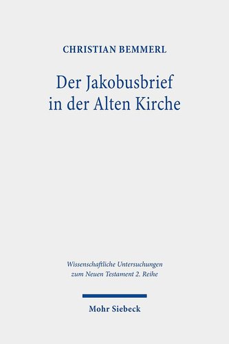 Der Jakobusbrief in der Alten Kirche
