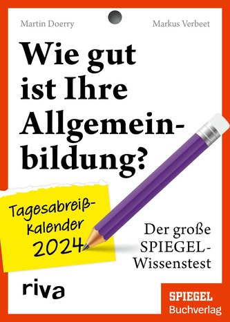 Wie gut ist Ihre Allgemeinbildung? - Tagesabreißkalender 2024