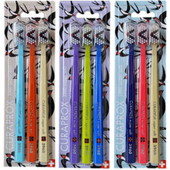 Curaprox Zubní kartáček CS 3960 Super soft Vlaštovky 3 ks unisex
