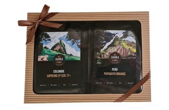 Dárková kazeta Peru - Kolumbie - zrnková káva