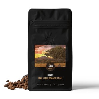 Kongo Kiwu 4 Lake Domaine Katale - zrnková káva, balení 1 kg