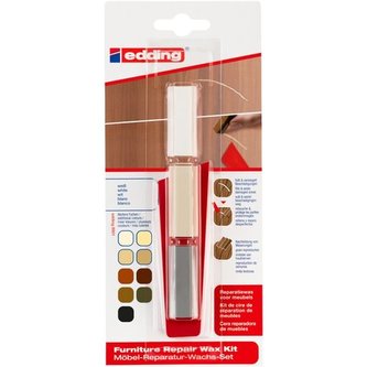 Vosk na opravu nábytku edding 8901, bílý