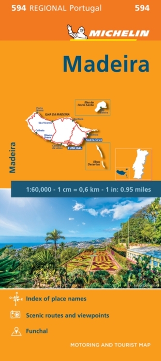 Madeira - Michelin Regional Map 594