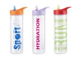 SPORTOVNÍ LAHEV NEW YORK 730ML S BRČKEM MIX3 VZORŮ