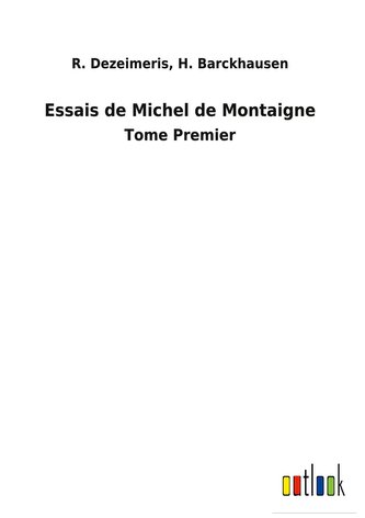 Essais de Michel de Montaigne
