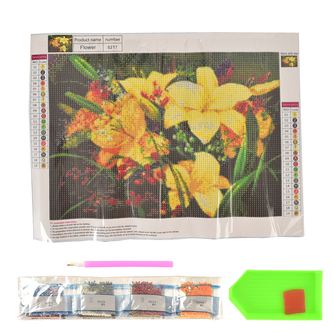 Kreativní sada diamantové malování Lilie 30x40 cm