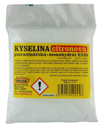 Kyselina citronová - 200 g