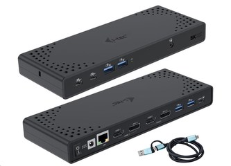 i-tec USB 3.0 / USB-C / Thunderbolt Dual Display Docking Station + PD 100W