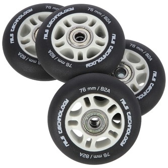 PU 76x24 82A + ABEC 9 ČERNÁ MATNÁ KOLEČKA 4KS NILS EXTREME PU 76x24 82A + ABEC 9 ČERNÁ MATNÁ KOLEČKA 4KS NILS EXTREME