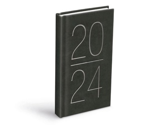 Diář 2024 D802 PU gray denní