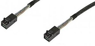 SFF-8643 (miniSAS-HD) -> SFF-8643 (miniSAS-HD), 60cm kabel