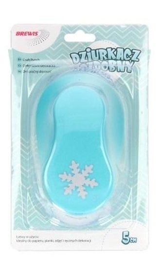 Dziurkacz ozdobny - Płatek śniegu 5cm MIX