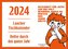 Laacher Tischkalender Heiter durch das Jahr 2024
