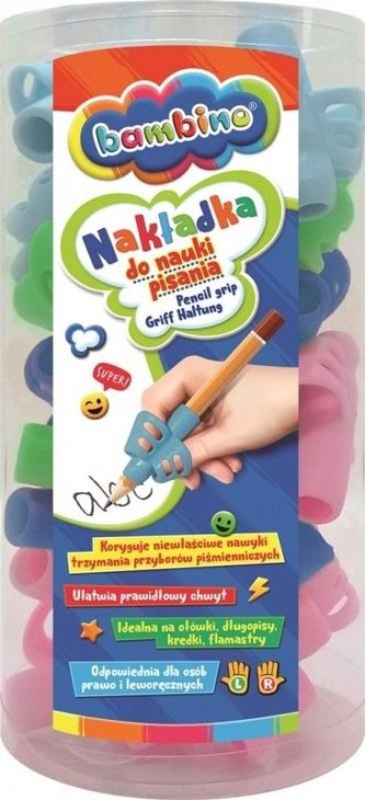 Nakładka do nauki pisania 24 sztuki BAMBINO