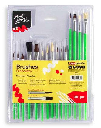 Mont Marte sada štětců STUDIO ARTIST č.0008, 15ks, blistr