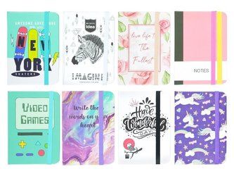 Blok s gumkou A7 mix