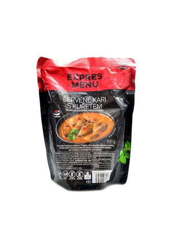 Expres menu - Červené kari s kuřetem 600g