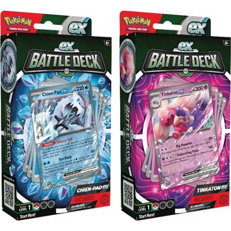 ADC Pokémon TCG: Chien-Pao / Tinkaton ex Battle Deck 60 karet s doplňky 2 druhy